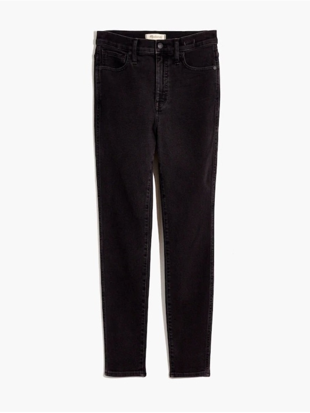 Madewell High-Rise Black Skinny Jeans